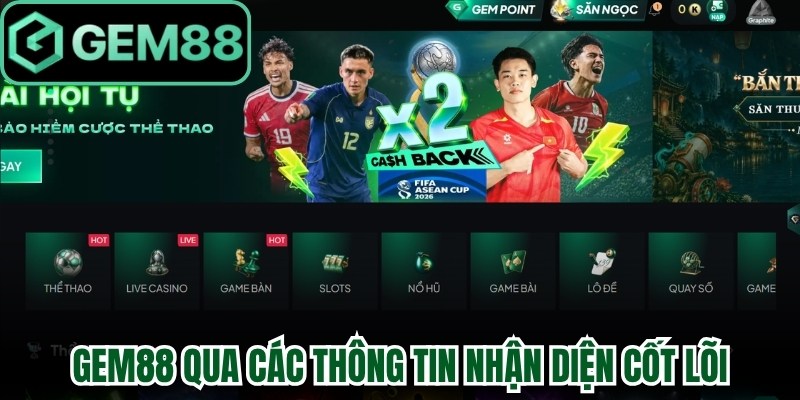 Giới Thiệu Gem88 - Hành Trình Xây Dựng Dịch Vụ Uy Tín 1 Giới thiệu Gem88 qua các thông tin nhận diện cốt lõi